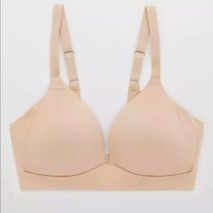 Women's Wireless Lightly Lined Bra - Aerie -  Nude color 32ddd NWOT